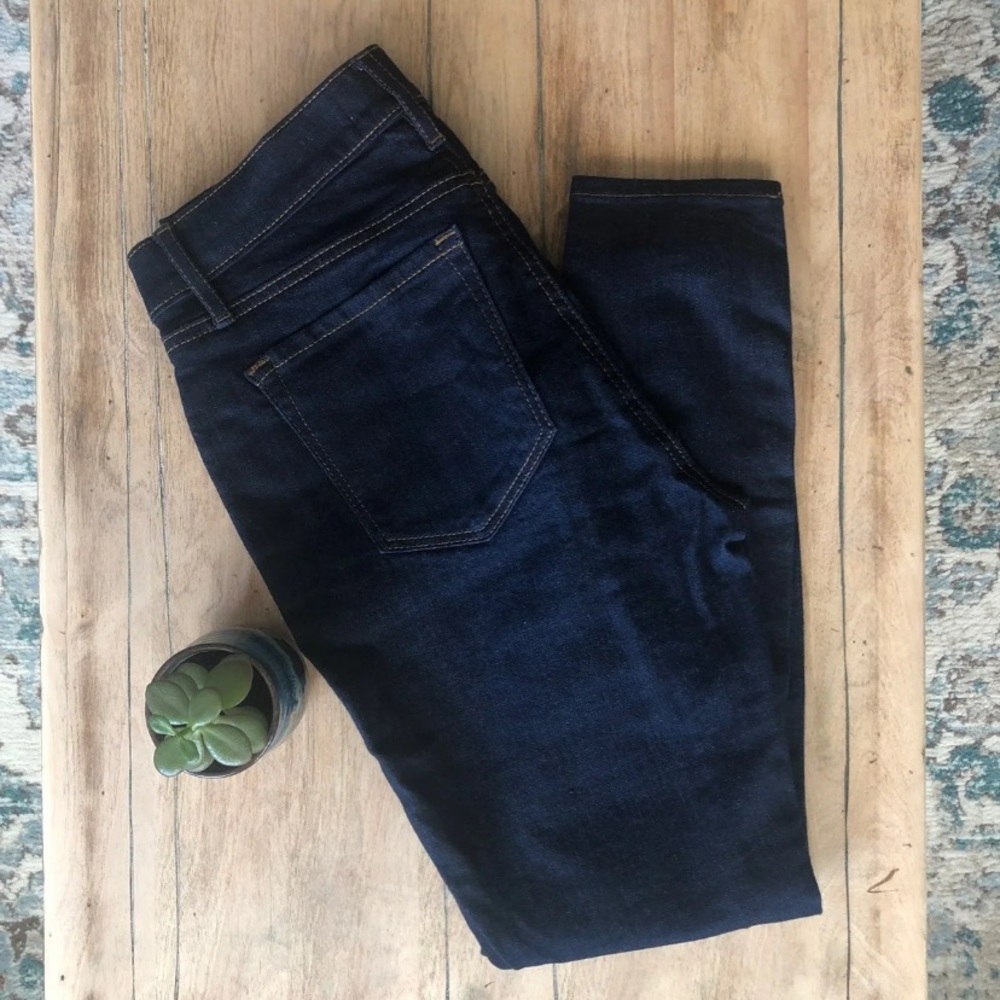 LOFT dark wash jeans sz 6P